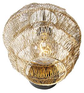 Orientálna nástenná lampa zlatá - Vadi