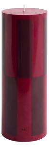 Sviečka Column, Large, Wine / Bordeaux Large Check – HAY