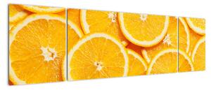Plátky pomarančov - obraz (Obraz 170x50cm)