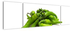 Zelené papričky - obraz (Obraz 170x50cm)