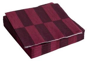 Papierové servítky Pattern Cocktail, 20 ks, Bordeaux / Wine – HAY