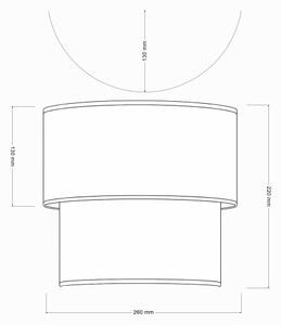 Brilagi - LED nástenné svietidlo BOHO ECO 1xE27/10W/230V krémové