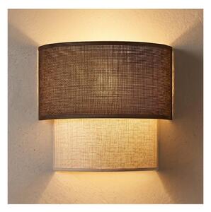 Brilagi - LED nástenné svietidlo BOHO ECO 1xE27/10W/230V hnedá/krémová