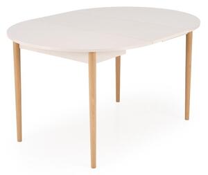 Halmar Rozkladací jedálenský stôl PIVOT 102(142)x102 kašmír/prírodný
