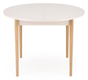 Halmar Rozkladací jedálenský stôl PIVOT 102(142)x102 kašmír/prírodný