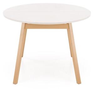 Halmar Rozkladací jedálenský stôl RUBEN 102(142)x102 kašmír/prírodný
