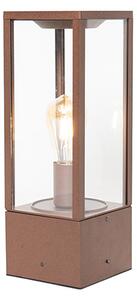 Priemyselná vonkajšia stojaca lampa hrdzavohnedá 40 cm IP44 - Charlois