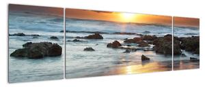 Západ slnka pri mori, obraz (Obraz 170x50cm)