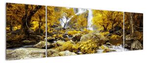 Obraz jesennej krajiny na stenu (Obraz 170x50cm)