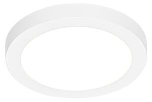 Prisadené alebo zapustené bodové svietidlo biele 18 cm vrátane LED 3-stupňové stmievanie do tepla s prepínačom Dip - Trans