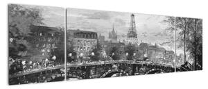 Obraz Paríža na stenu (Obraz 170x50cm)