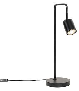 Moderná stolná lampa čierna nastaviteľná - Java