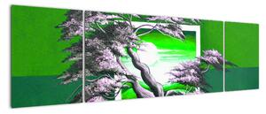 Obraz stromu na stenu (Obraz 170x50cm)