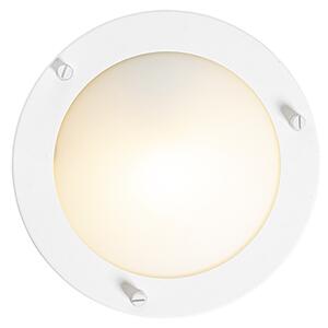 Moderné stropné svietidlo biele 18 cm IP44 - Yuma