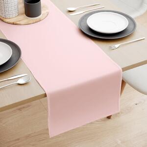 Goldea behúň na stôl 100% bavlnené plátno - púdrovo ružový 20x120 cm