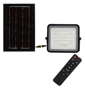 V-Tac LED Vonkajší solárny reflektor LED/6W/3,2V IP65 4000K čierna + DO VT1356 + záruka 3 roky zadarmo
