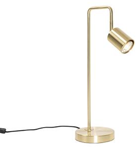 Moderná stolová lampa mosadz nastaviteľná - Java