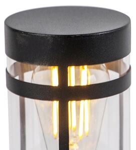 Inteligentná vonkajšia lampa čierna 50 cm IP44 vrátane Wifi ST64 - Gleam