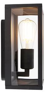 Inteligentné nástenné svietidlo čierne 26 cm IP44 vr. WiFi ST64 - Charlois