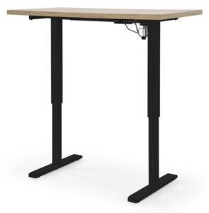 Halmar Výškovo nastaviteľný písací stôl B54 dub artisan/čierna