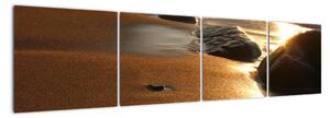 Obraz piesočné pláže (Obraz 160x40cm)