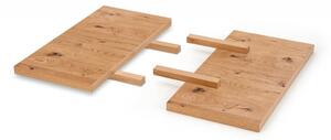 Halmar Dosky na predĺženie 2 ks MASSIVE 45x90 svetlý dub/čierna