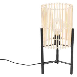 Škandinávska stolná lampa z bambusu - Natasja