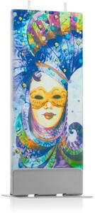 Flatyz Holiday Lady In Mask dekoratívna sviečka 6x15 cm