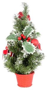 Vianočný stromček červený 43cm