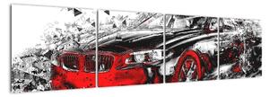 Obraz automobilu - moderný obraz (Obraz 160x40cm)