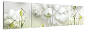 Moderný obraz - kvety (Obraz 160x40cm)
