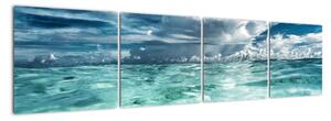 Obraz morskej hladiny a neba (Obraz 160x40cm)