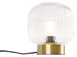 Art Deco stolná lampa mosadz - Karel