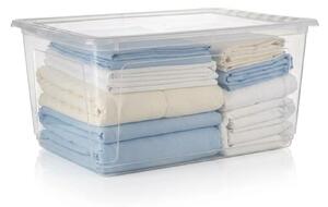 Keeeper Úložný box s vekom (má 2 funkcie) BEA Clearbox 30L, 59 x 39 x 18 cm