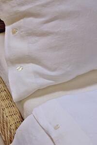 Luxusné ľanové obliečky Simply biela 140x200 cm
