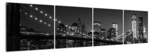 Obraz - nočné most (Obraz 160x40cm)