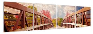 Cesta cez most - obraz (Obraz 160x40cm)