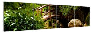 Obraz dreveného mosta (Obraz 160x40cm)