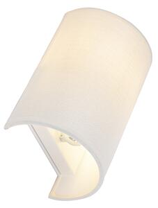 Inteligentná nástenná lampa biela vrátane Wifi A60 - Simple Drum Jute