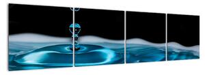 Obraz kvapky vody (Obraz 160x40cm)