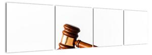Moderný obraz - sudca, advokát (Obraz 160x40cm)