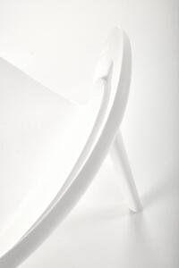 Halmar Stohovateľná záhradná stolička K490, biela