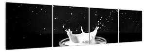 Obraz misky s mliekom (Obraz 160x40cm)