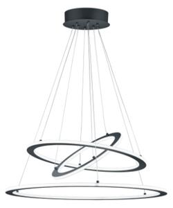 Trio DURBAN L | Závesná moderná LED lampa Farba: Antracitová