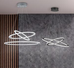 Trio DURBAN L | Závesná moderná LED lampa Farba: Nikel