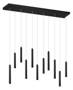 Trio TUBULAR L | Závesná moderná LED lampa s trubicami Farba: Čierna matná