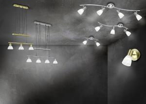 Trio LEVISTO | Závesná dizajnová niklová LED lampa