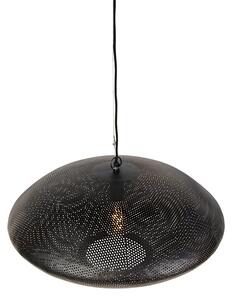 Orientálne závesné svietidlo čierne so zlatom 60 cm - Radiance