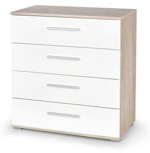 Halmar Komoda LIMA KM-3 biela/dub sonoma