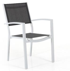 Záhradná stolička LEONE - Biela